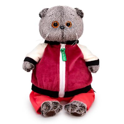 Кот Басик в спортивной курточке и штанах 22 см от интернет-магазина Континент игрушек