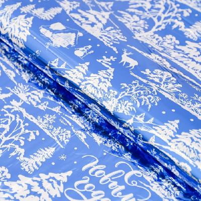 Бумага упаковочная голография «Зимний лес», 70 × 100 см 3469030 от интернет-магазина Континент игрушек