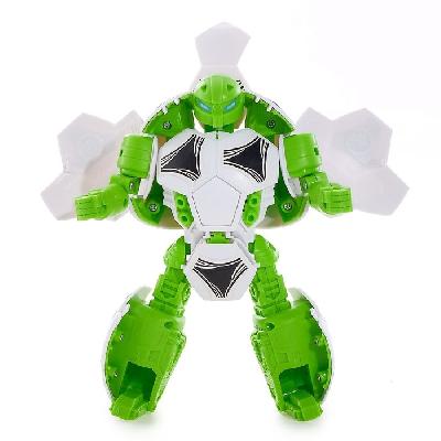 Робот-трансформер «Мяч футбольный», с наклейками от интернет-магазина Континент игрушек