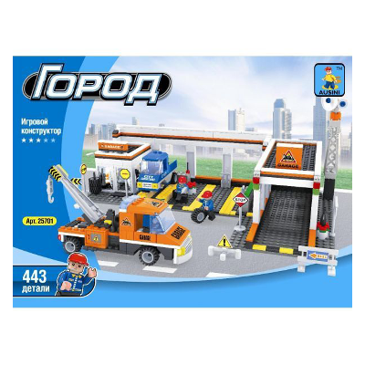 Конструктор Автосервис 443д 25701 от интернет-магазина Континент игрушек