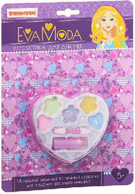 Картинка Набор детской декорат. косметики Bondibon Eva Moda, CRD 17,2х23 см, сердечко с помадой (0,8г), теням от интернет-магазина Континент игрушек Набор детской декорат. косметики Bondibon Eva Moda, CRD 17,2х23 см, сердечко с помадой (0,8г), теням от интернет-магазина Континент игрушек