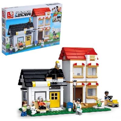 Конструктор «Двухэтажный дом», 431 деталь от интернет-магазина Континент игрушек