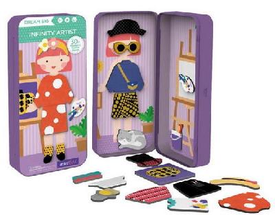 Пазл магнитный. Талантливый художник. В металлическом пенале от интернет-магазина Континент игрушек