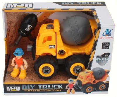 Машинка-конструктор Собери сам "Спецтехника. Цементовоз", 25х13,5х18,5 см от интернет-магазина Континент игрушек