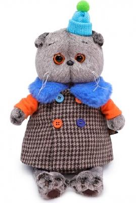 Кот Басик в комбинированном пальто 30 см от интернет-магазина Континент игрушек