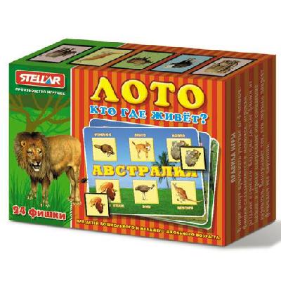 Лото "Кто где живёт" от интернет-магазина Континент игрушек