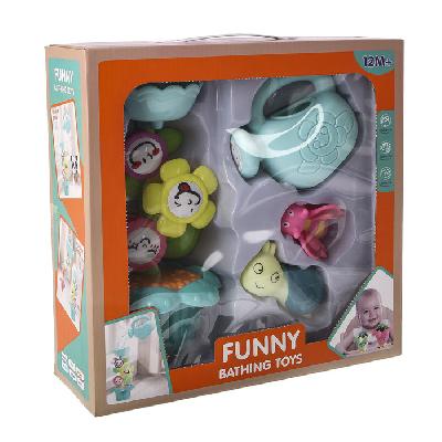 Набор для купания «Букашки и цветок», 4 предмета