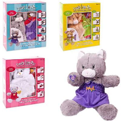 Шьем сами мишка кролик котик от интернет-магазина Континент игрушек