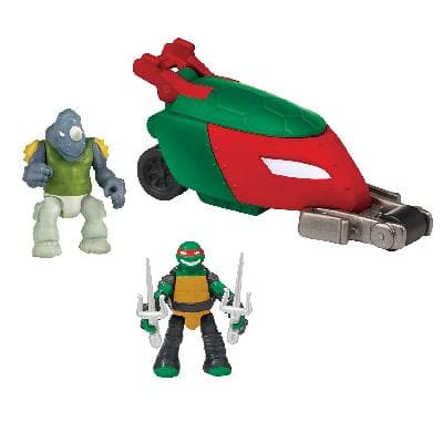 МИКРО. Мотоцикл Стелз с фигурками Рафа и Рокстеди от интернет-магазина Континент игрушек