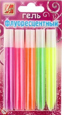 Гель блестки 5цв флуоресц от интернет-магазина Континент игрушек