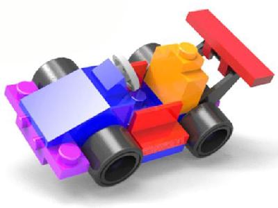 Конструктор "Супергонщик" от интернет-магазина Континент игрушек