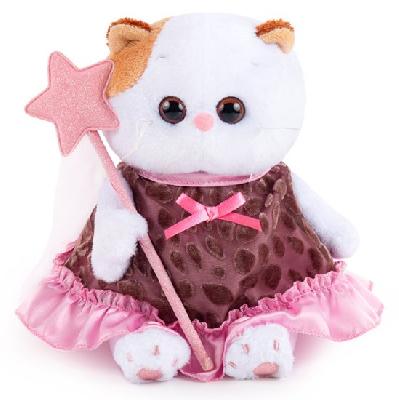 Ли-Ли baby в коричневом платье с отделкой от интернет-магазина Континент игрушек