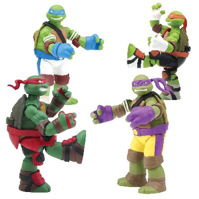 Черепашки-ниндзя 10-12 см. Удар ниндзя. от интернет-магазина Континент игрушек