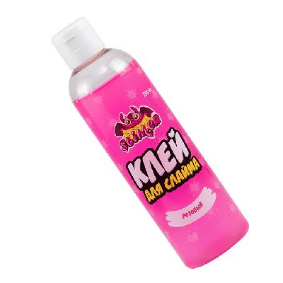 Клей канцелярский Slimer, 250мл, для слаймов, розовый от интернет-магазина Континент игрушек