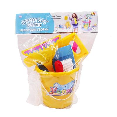Помогаю маме. Генеральная уборка, набор 7 предметов в пакете от интернет-магазина Континент игрушек