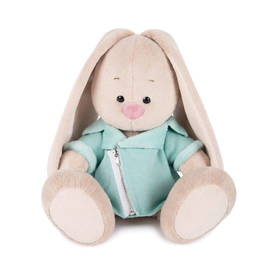 Зайка Ми в голубой меховой курточке 18 см от интернет-магазина Континент игрушек