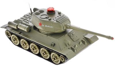 Танк на радиоуправлении Т34, звуковые и световые эффекты от интернет-магазина Континент игрушек