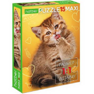 ПАЗЛЫ "ECO" 15 ЭЛЕМЕНТОВ А4ф 220х330мм MAXI У меня лапки от интернет-магазина Континент игрушек