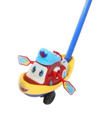 Каталка на палке «Кораблик» с вёслами