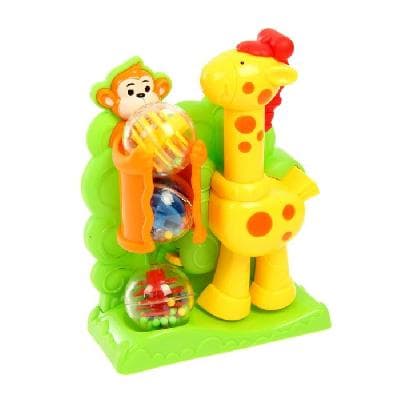 Игрушка развивающая "Озорной жирафик", МИКС  2437213