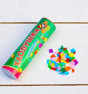 Хлопушка Классическая с конфетти, 10 см   4530830 от интернет-магазина Континент игрушек