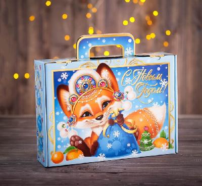 Подарочная коробка "Лисичка-сестричка", 23,2 х 32 х 8 см   4596655 от интернет-магазина Континент игрушек