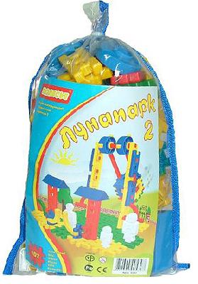 Конструктор "Луна-парк 2" (107 элем.) 16,5х11,5х26,5 см от интернет-магазина Континент игрушек