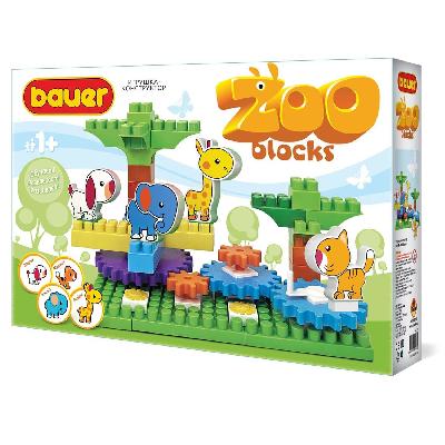 Конструктор Bauer Зооблокс "Веселая Карусель" от интернет-магазина Континент игрушек