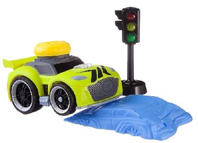 Автосити. Машинка с кнопкой запуска  со световыми и звуковыми эффектом от интернет-магазина Континент игрушек