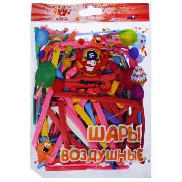 Шары воздушные для моделирования 50шт, латекс, d4,5см, 135-140см, цветные от интернет-магазина Континент игрушек