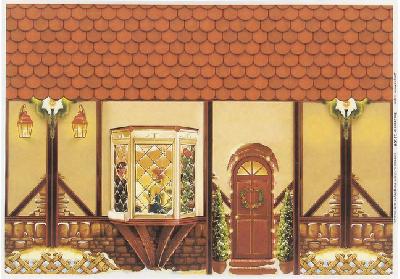 Декупажная карта "Зимний вечер" плотность  45г/м2  формат А4 от интернет-магазина Континент игрушек