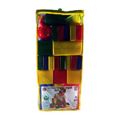 Набор строительный 35 элементов (пакет, высота 56см) от интернет-магазина Континент игрушек