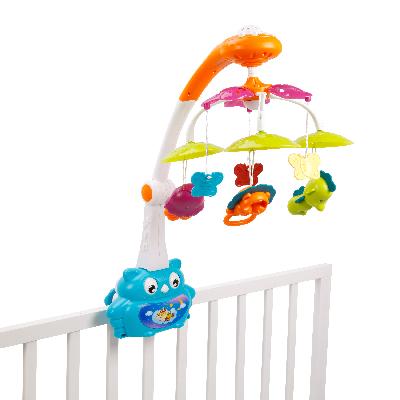 Мобиль мультифункциональный с ночником и проектором "Добрая сова"