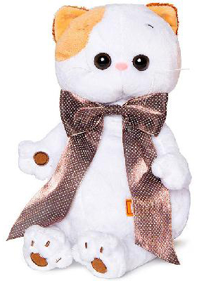 Ли-Ли с атласным коричневым бантом 24 см от интернет-магазина Континент игрушек