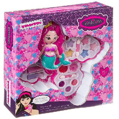 Картинка Набор детской декор. косметики Bondibon Eva Moda, BOX 26*26*6,5 см; косметичка-русалочка, тени для в от интернет-магазина Континент игрушек Набор детской декор. косметики Bondibon Eva Moda, BOX 26*26*6,5 см; косметичка-русалочка, тени для в от интернет-магазина Континент игрушек