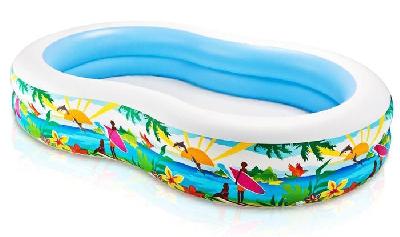 Бассейн надувной «Морской берег», 262 х 160 х 46 см, от 3 лет, 56490NP INTEX