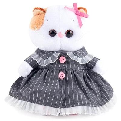 Мягкая игрушка кошечка Ли-Ли baby в сером платье от интернет-магазина Континент игрушек