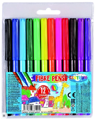 Фломастеры 12 цветов от интернет-магазина Континент игрушек