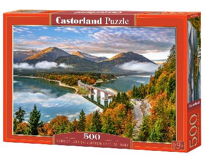 Пазлы 500 Восход солнца над озером, Германия от интернет-магазина Континент игрушек