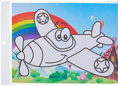 Фреска из песка с цветным фоном "Микс" от интернет-магазина Континент игрушек