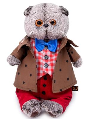 Кот Басик в костюме с бантом 22 см мягкая игрушка от интернет-магазина Континент игрушек