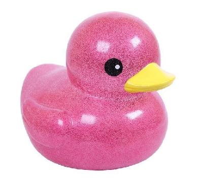 Игрушка для ванной. Уточка большая для ванной блестящая 18х14х13см