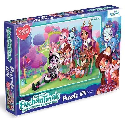 Пазл.104эл.Всегда вместе. +наклейки., арт. 04706 от интернет-магазина Континент игрушек