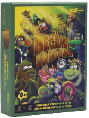 Игра настольная карточная. Веселые зверята (обучающая, тактическая, семейная) от интернет-магазина Континент игрушек