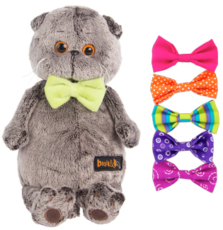 Басик с набором галстуков 30 см от интернет-магазина Континент игрушек