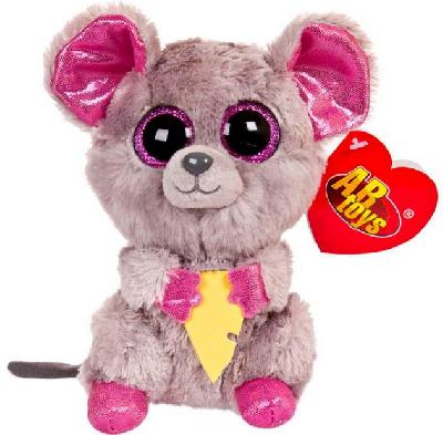 Мышка серая, 15 см_СИМВОЛ ГОДА 2020!