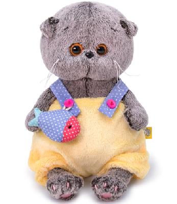 Кот Басик BABY в меховом комбинезоне мягкая игрушка от интернет-магазина Континент игрушек