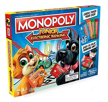 GAMES Игра настольная. Монополия Джуниор с картами от интернет-магазина Континент игрушек