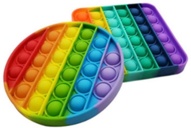 Игрушка-антистресс Вечная пупырка большая радужная от интернет-магазина Континент игрушек