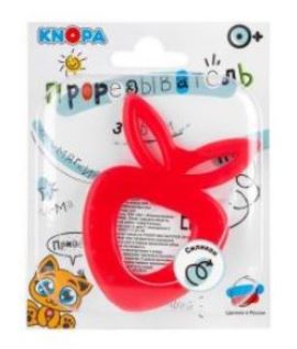 Массажер силиконовый для десен Клубничка